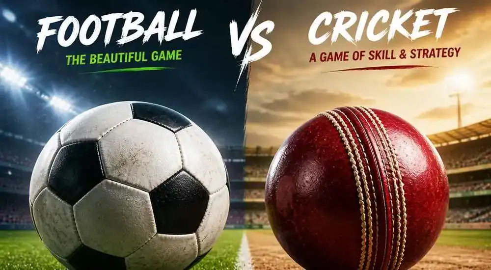 Football and cricket comparison